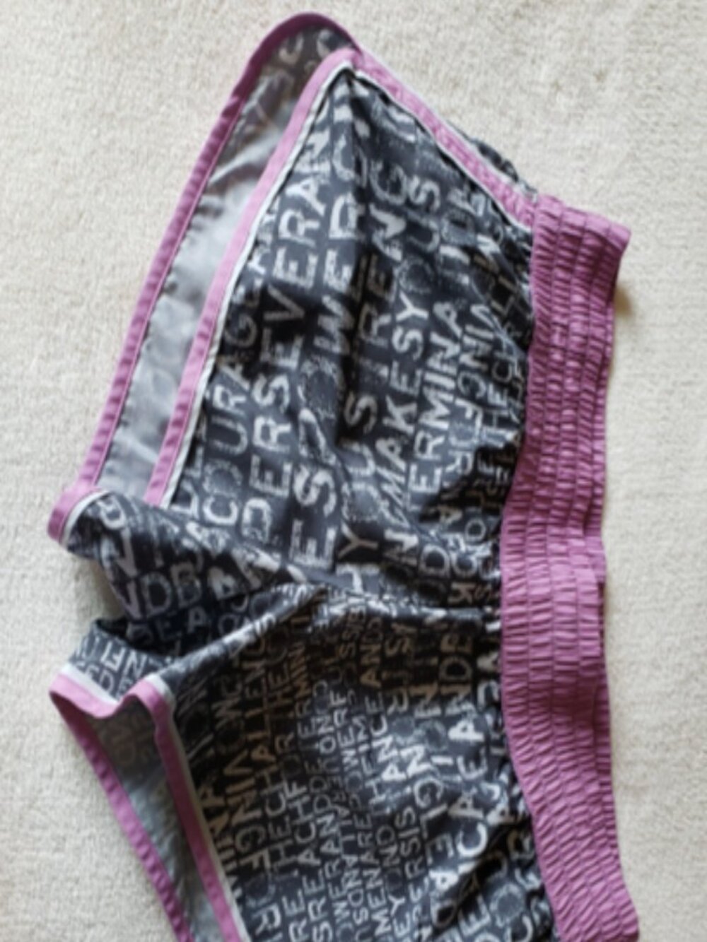 Xersion Performance Shorts Women's Medium Purple Black Elastic Waist Size M